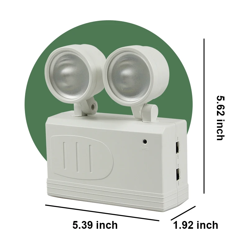 Lampada di emergenza intelligente a doppia testa girevole lanterna da campeggio a LED portatile lampade di riparazione per esterni ricaricabili per