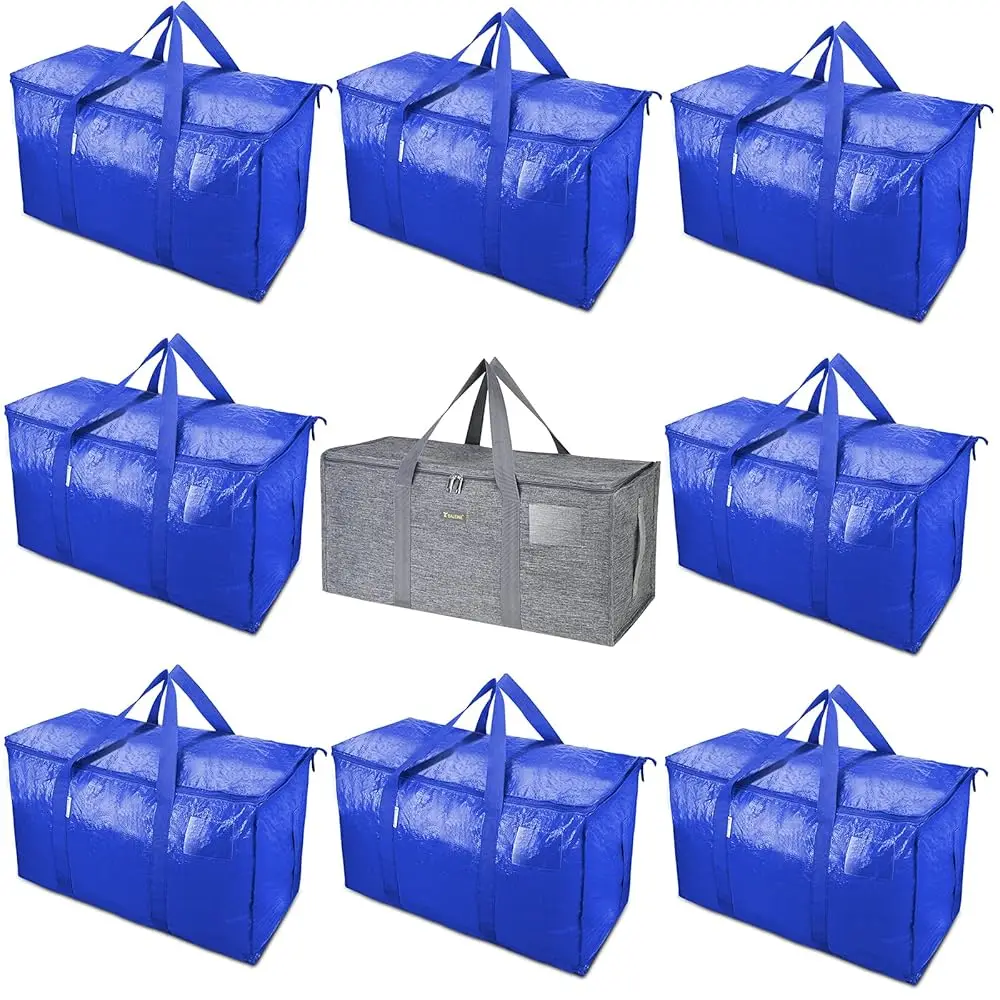 

Extra Large Moving Bags And Large Ox Storage Tote (Pa Of 8)