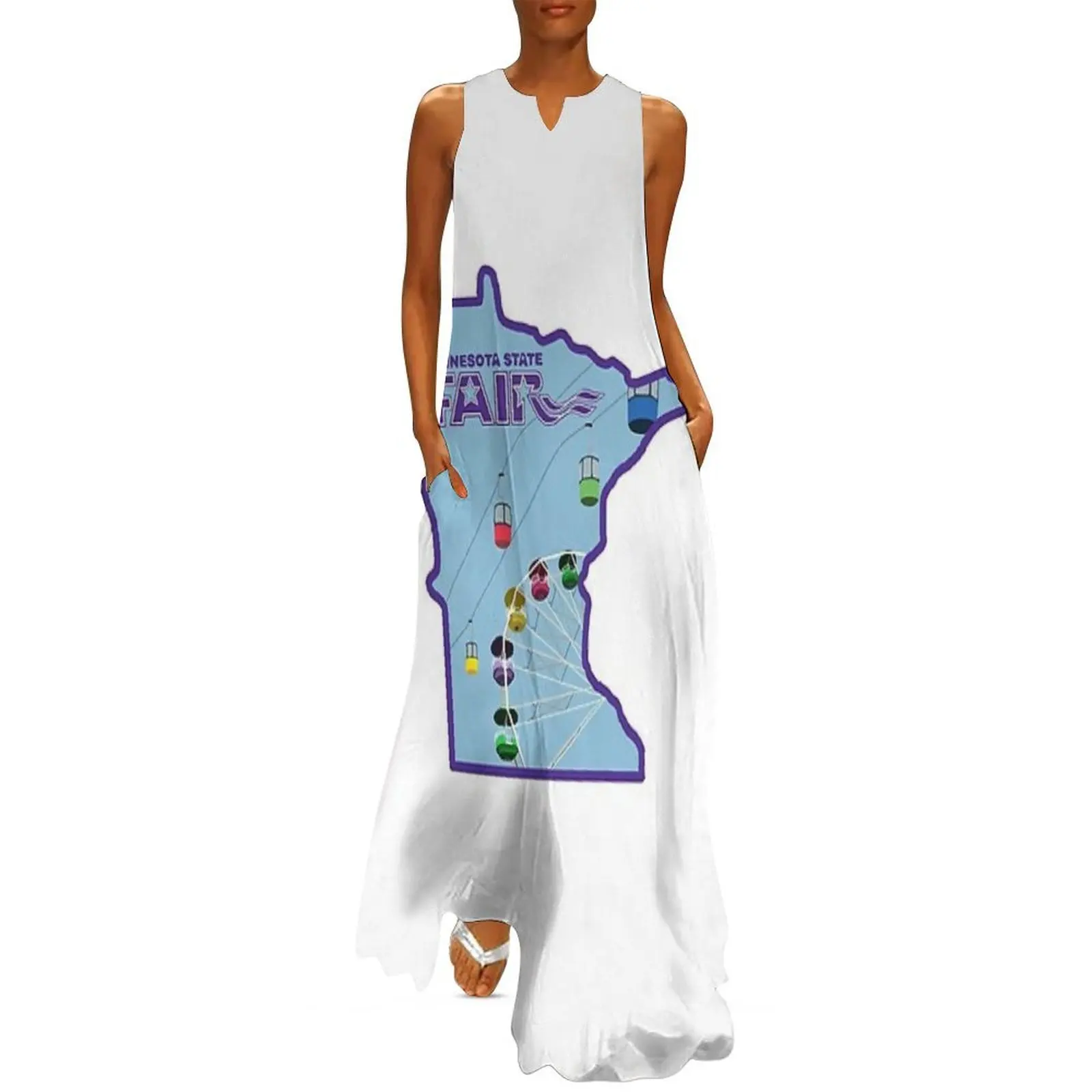 

Minnesota State Fair Gondola Long Dress dresses for womens 2025 women dresses women's summer dresses 2025 Woman clothing