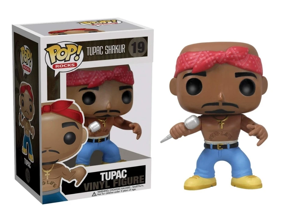 Funko pop nuovo arrivo Tupac Shakur 19 #158 # figura modello giocattoli per bambini regali di compleanno di natale