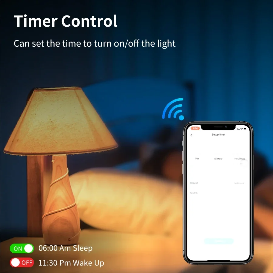 Imagem -03 - Lâmpada Led Inteligente com Controlo por Voz Regulável Wi-fi Siri Regulável Funciona com Alexa Google Home Homekit E27 12w