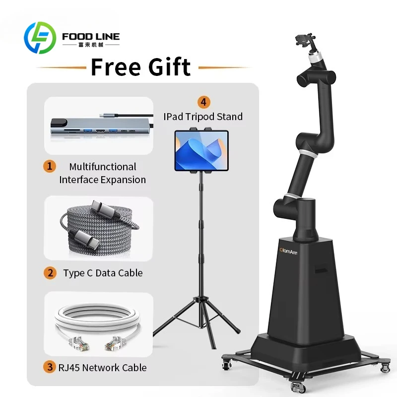 Customized Commercial Portable 6 Axis Cobot Robot Arm Glambot Photo Booth for Wedding Venue Bridal Party Photography Use