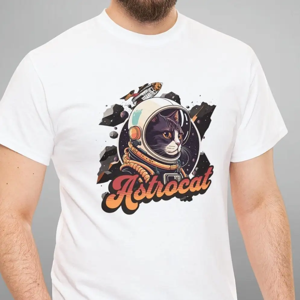 

Astrocat Cat Heavy Cotton T Shirt