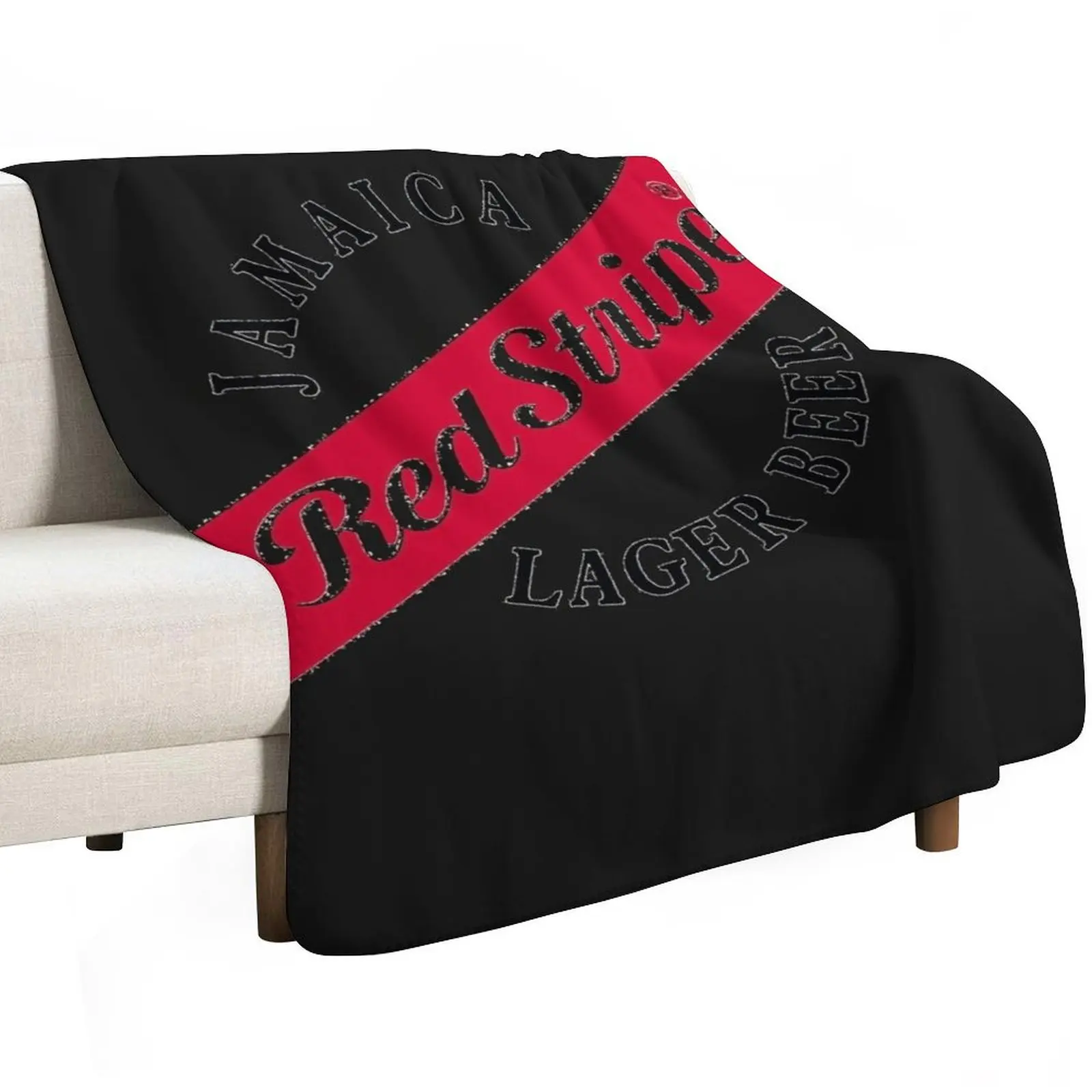 Jamaica Red Stripe Lager Beer Essential Throw Blanket Sofa Quilt blankets and throws For Baby Softest Summer Beddings Blankets