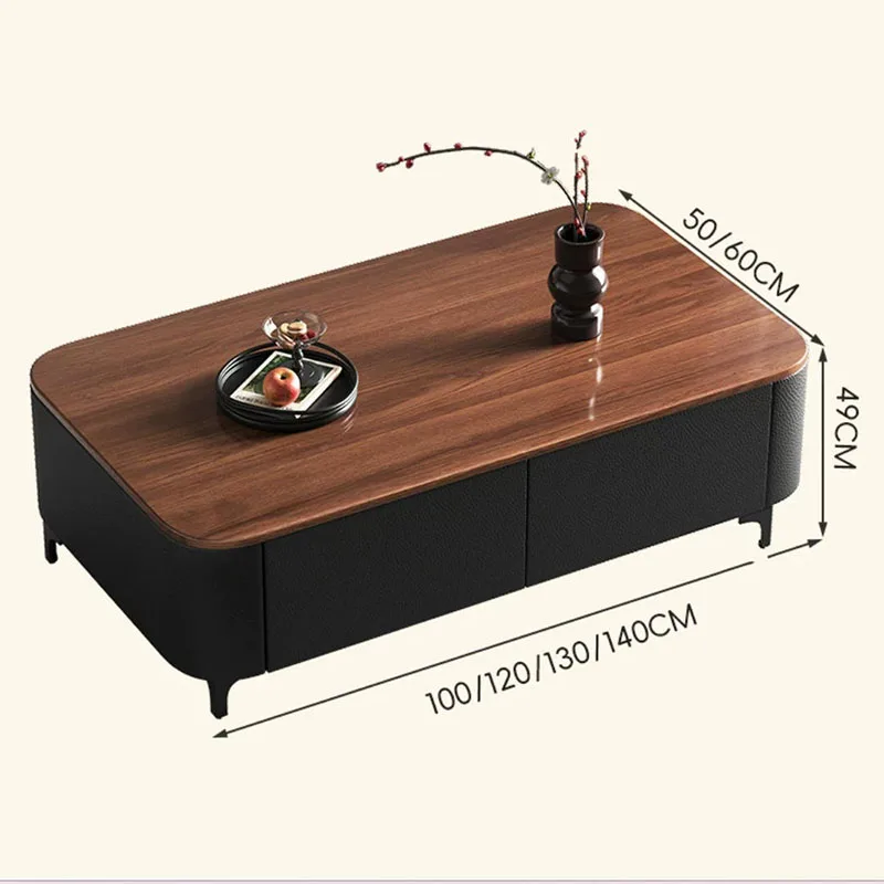 hh-Vintage Storage Coffee Tables Nordic Italian Luxury Table Modern Display Trendy Table Basse De Salon Living Room Furniture*