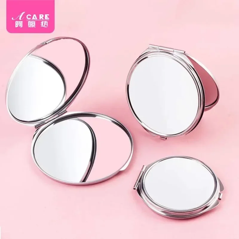 مرآة/صغيرة/مستديرة B1P39-سهلة الاستخدام من الفولاذ المقاوم للصدأ محمولة قابلة للطي مزدوجة P39 مرآة مربعة لطيفة سهلة الاستخدام #4