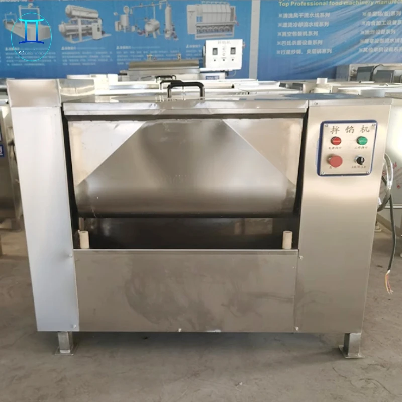 Commercial Meat Mixer, Stainless Steel Manual Sausage Grinder, Heavy Duty Meat Processing Equipment, Industrial Meat Mixer