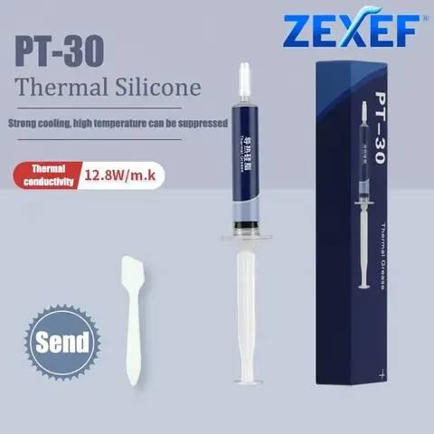 2g Thermal Grease for Processor Cooler Conductive Paste Compound Fan CPU GPU Fluid Cooling Adhesive Plaster Heatsink Glue Tools