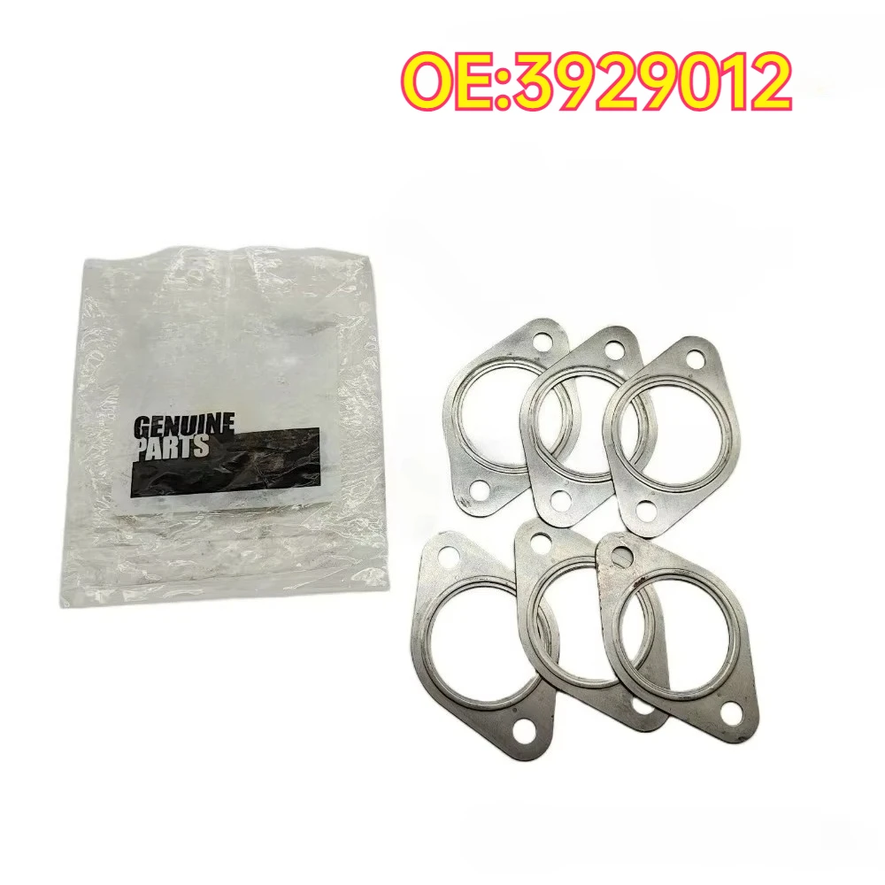 Original High Quality New For 6Pcs 3929012 Exhaust Manifold Gaskets Compatible With Cummins 6CT EngineEngine 3066 C6.4