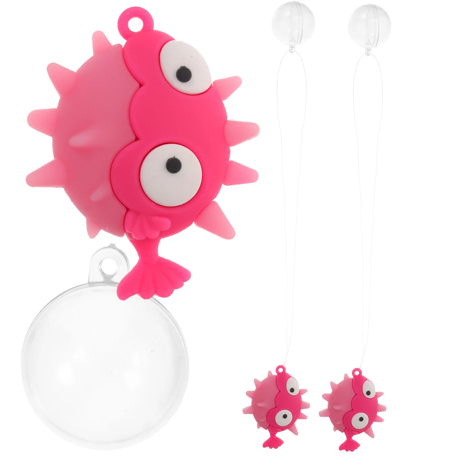 

3Pcs Floating Puffer Fish Decor Lightweight Compact Aquarium Layout Prop Vivid Tank Accessories Fish Tank Floating Decorations