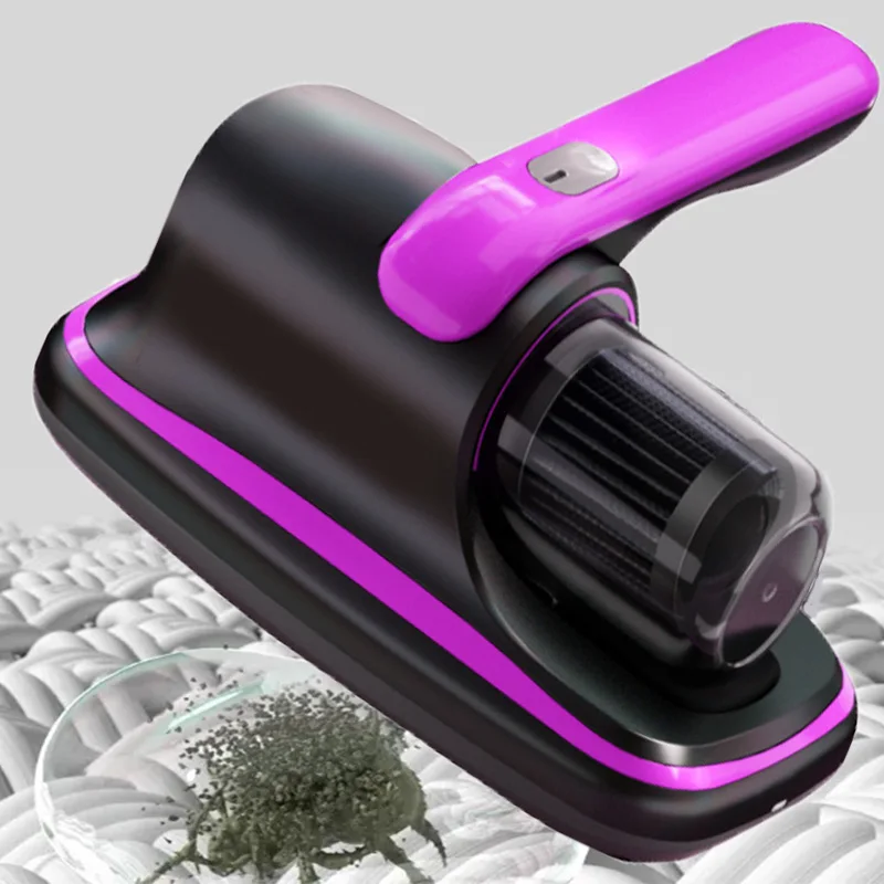 

Smart home electric silent USB charging automatic handheld vacuum cleaner, portable wireless disinfection, mattress dust mite