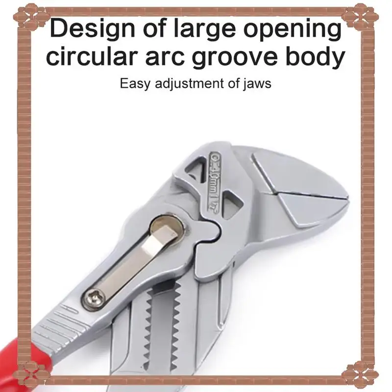 

24-Hour Delivery Clamp Wrench Adjustable Eagle Beak Water Pipe Pliers Fast Water Pump Pliers Clamp Spanner Household Tools