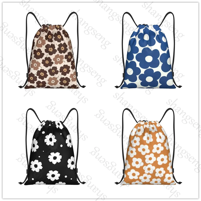 

Japanese vintage floral fabric Bicycle Backpack Gym Drawstring Shoe Bag Multifunctional Sports Bag Beach Travel Backpack Unisex