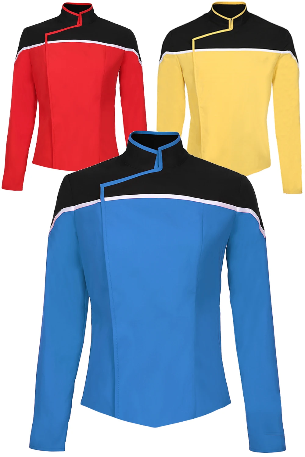fantasía ​ Uniforme de Cosplay de nave espacial, Disfraz de viaje espacial de TV, disfraz de fantasía para hombres y adultos, ropa de fiesta de Carnaval y Halloween