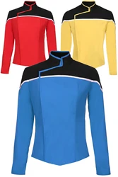 Fantasia ​Spaceship Crew Cosplay Uniform TV Space Travel Disfraz Costume Adult Men Male Fantasy Halloween Carnival Party Clothes
