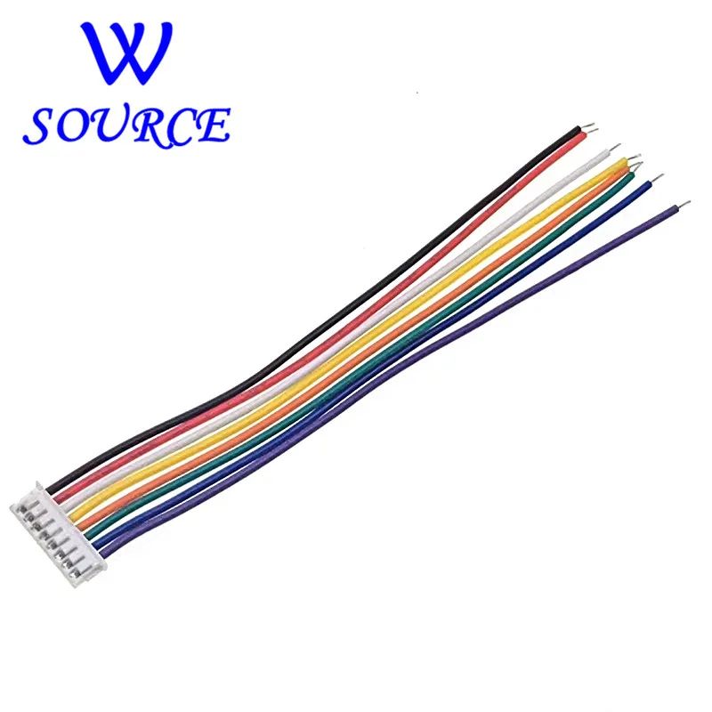 10PCS JST ZH1.5 ZH 1.5mm Wire Cable Single head Connector 2P/3P/4P/5P/6P/7/8/9/10/12 Pin 1.5MM Pitch Plug 20cm Wire Length 28AWG