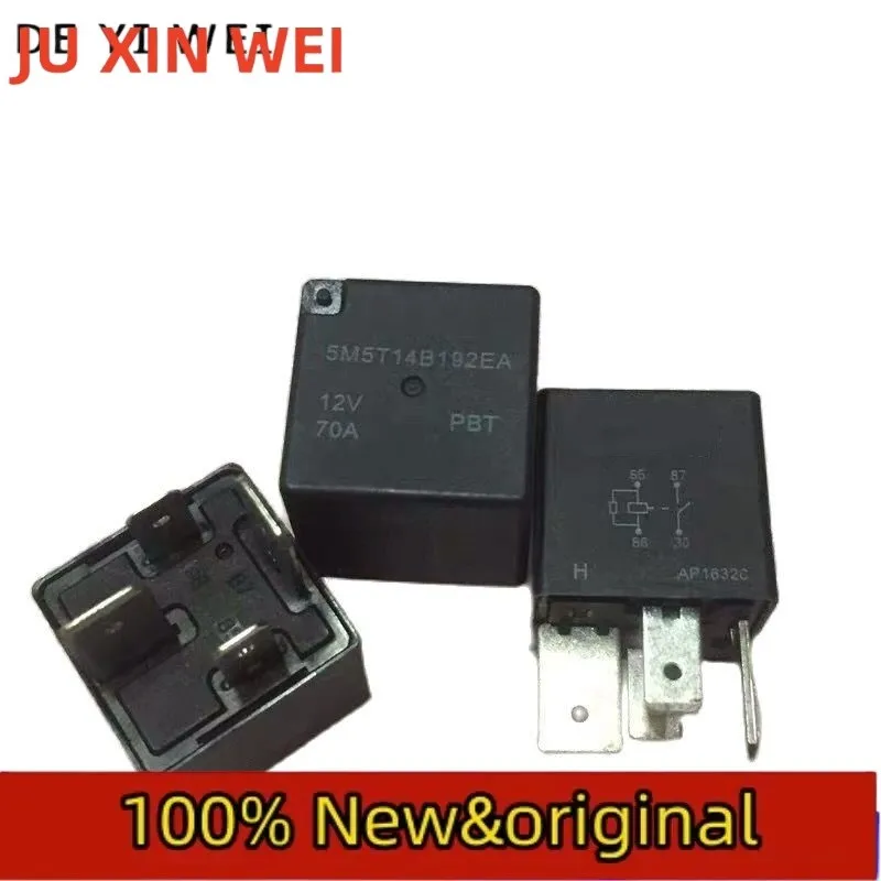 5PCS 5M5T14B192EA 12V 70A 4 feet for Ford Mazda Winged Tiger Steam Fan CAR RELAY