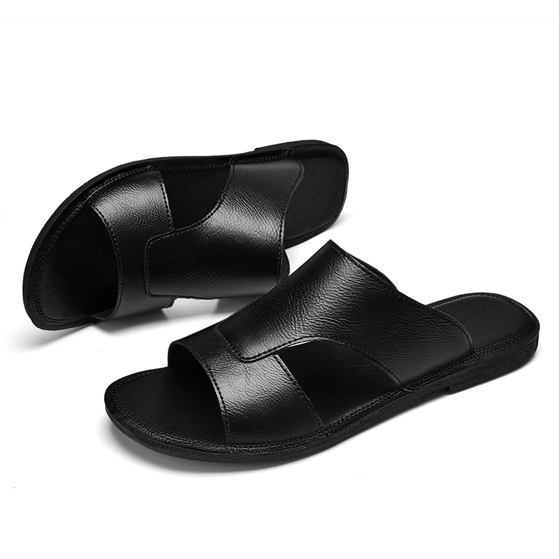 2024 CLOHOO Handmade Men's Fashionable, Trendy, Comfortable, Soft Bottom, Soft Surface, Anti Slip, Men's Casual Beach Sandals