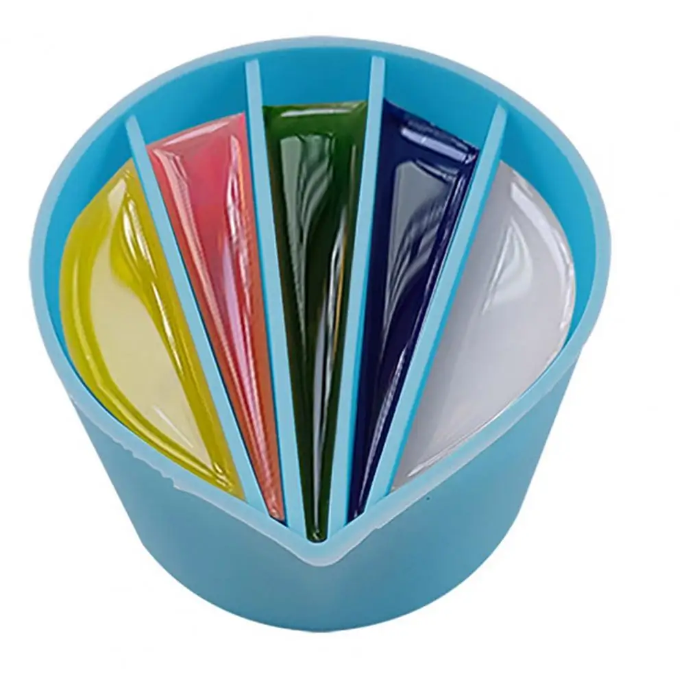 Силиконовая чашка для смешивания цветов, силиконовая чашка для смешивания цветов в форме капли, набор для «сделай сам», ювелирные изделия из уф смолы