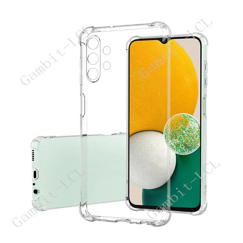 삼성 갤럭시 A13 4G 5G A33 A53 A73 A72 A12 A22 A22s A32 A52 A52S A03 코어 클리어 프로텍터 커버에 대한 안티 떨어지는 소프트 TPU 케이스