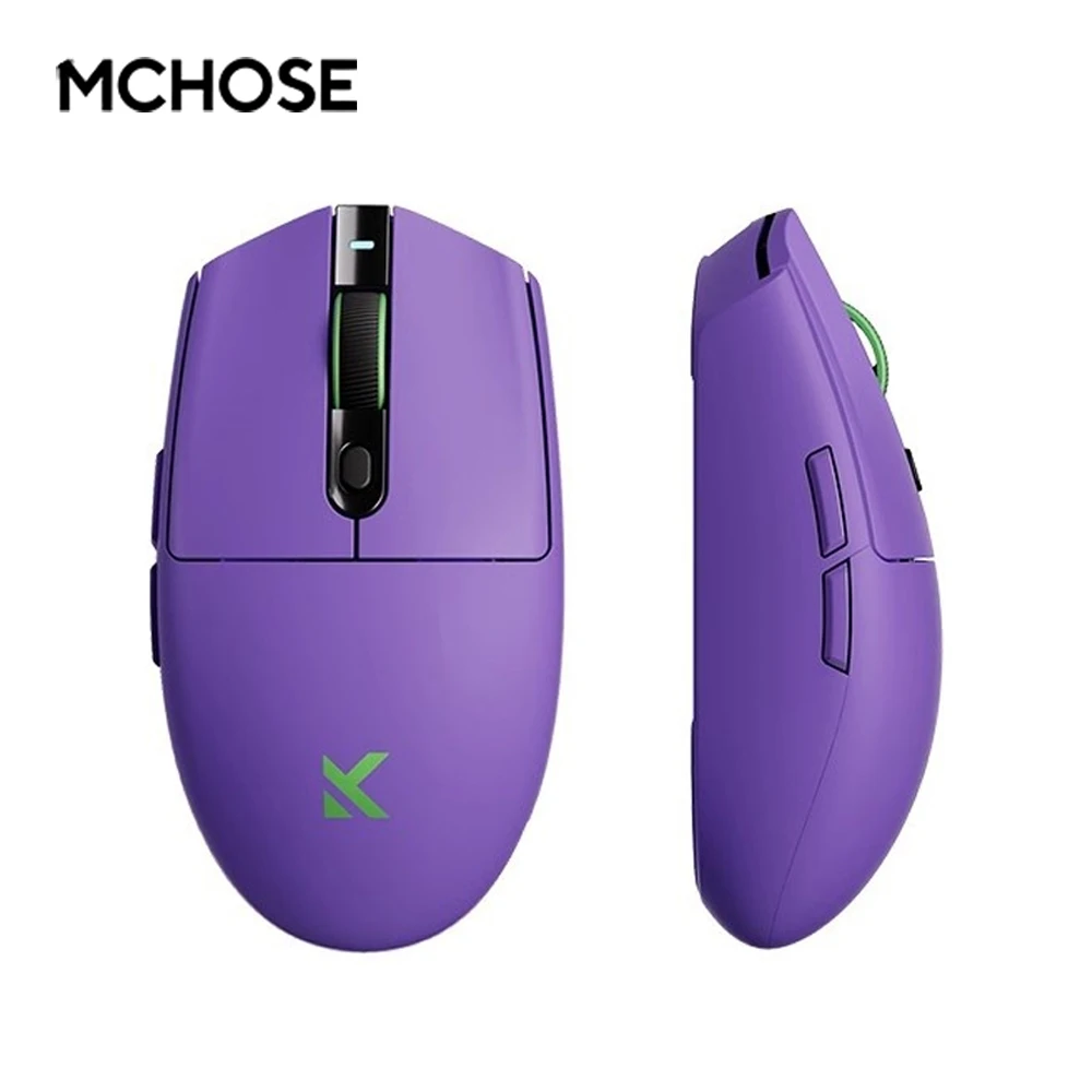 New Mchose G3 Gaming Mouse 8k Paw3395 Tri Mode Bluetooth Wireless Mouse Long Battery Life Lightweight Office Pc Gamer Accessory