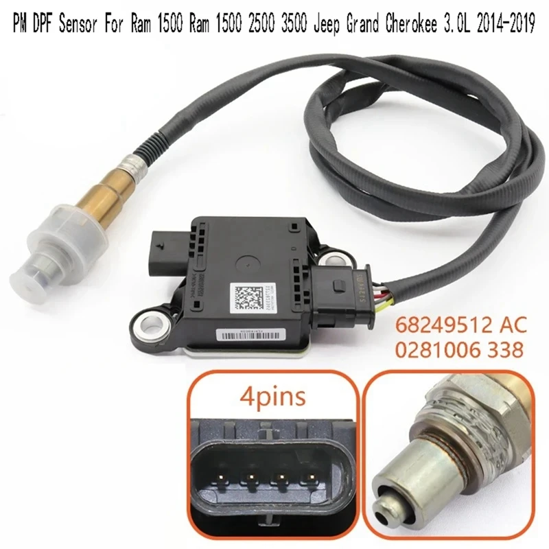 68146140AC Diesel Exhaust Particle Sensor PM DPF Sensor Parts For Ram 1500 Ram 1500 2500 3500 Jeep Grand Cherokee 3.0L 14-19