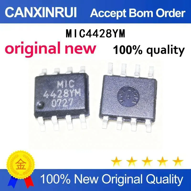 

(5-100 Pieces) New MIC4428YM 4428YM SOP-8