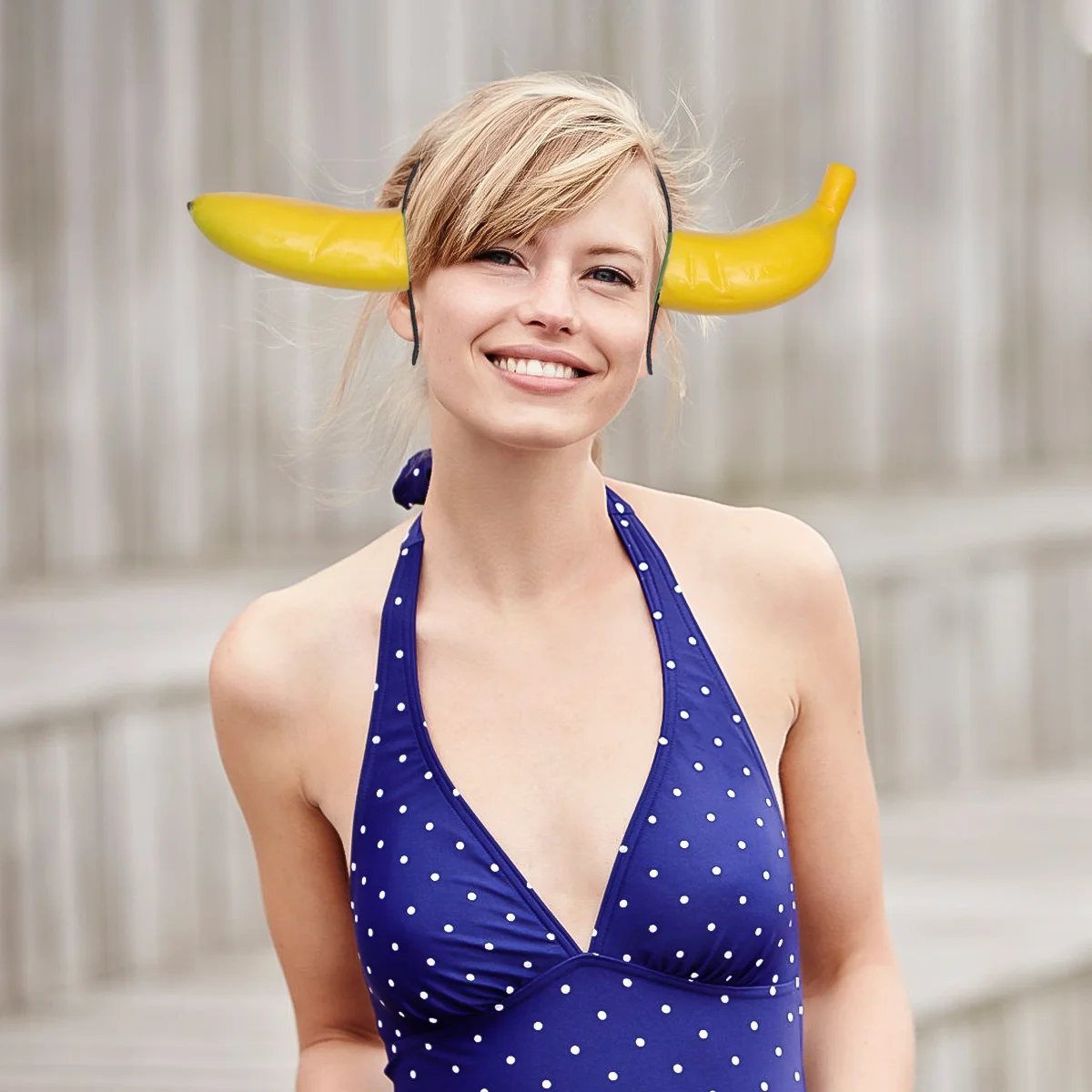 

Забавная повязка для волос в виде банана, легкая и удобная, с дизайном «Перец», для выступлений, вечеринок, косплея, головной убор для банановой вечеринки