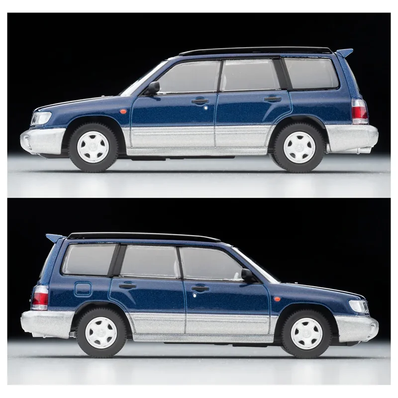 TAKARA TOMY TOMYTEC 1/64 TLV-N328a Subaru Forester niebieski zabawkowy pojazd silnikowy odlewany metalowy model