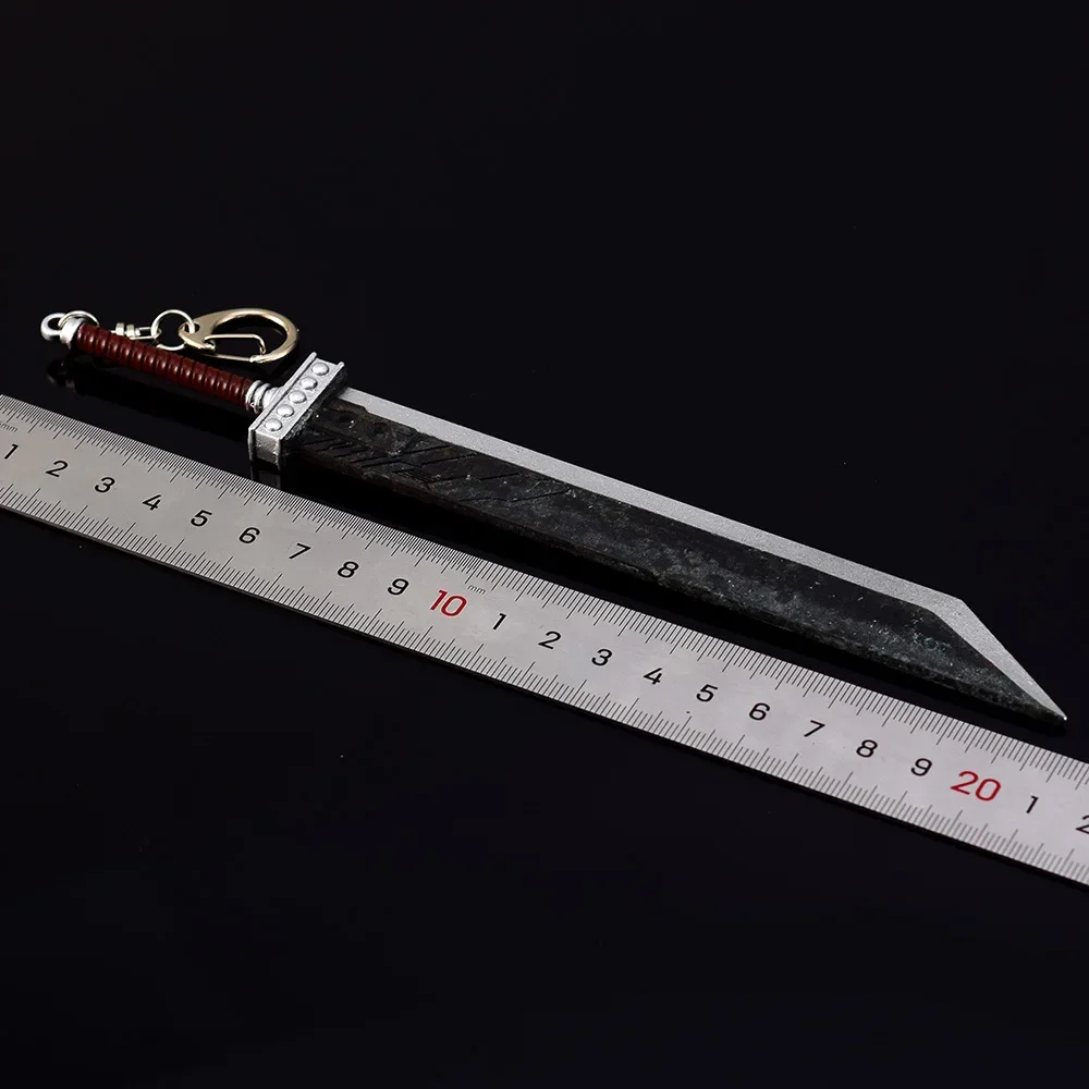 Cloud Strife Buster Sword Fantasy Game Weapon, juego periférico de Metal sin cortar, modelo de arma, adornos, juguetes de regalo para niños, 22cm