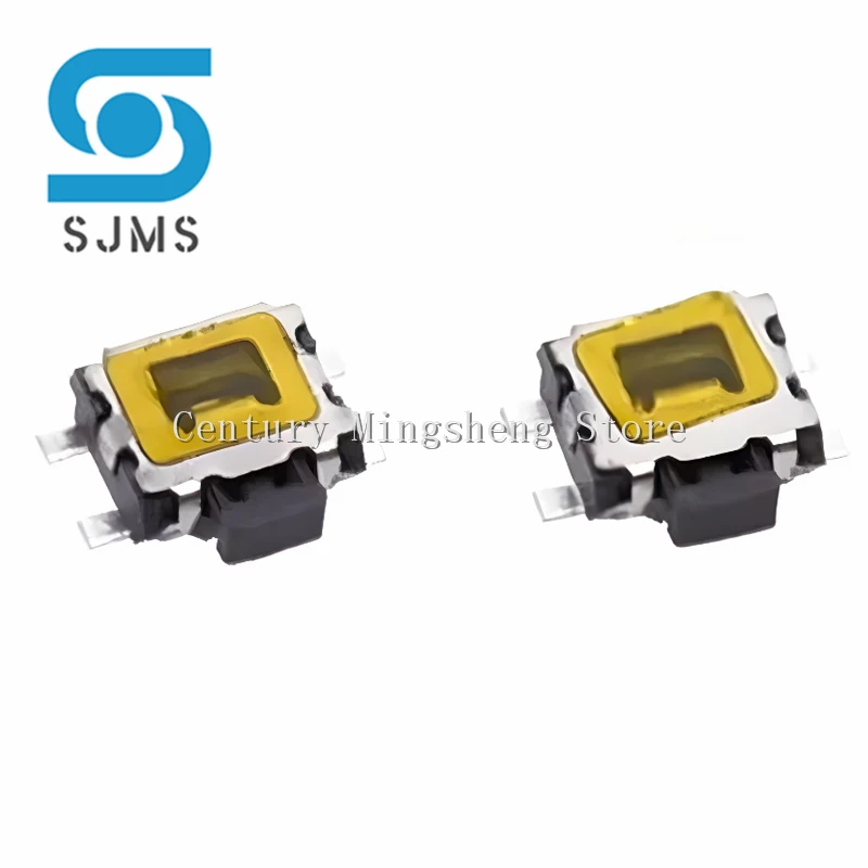 10/50PCS YD-3414 SMT SMD 4Pin Side micro Tact Tactile Push Button Switch Mount  for mobile phone side button light touch switch