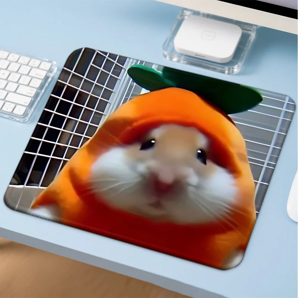 Mosepad cute hamster Computer Mat Desk Accessories Pc Gamer  Mousepad Company Game Mats Mouse Anime Mause Table Decoration