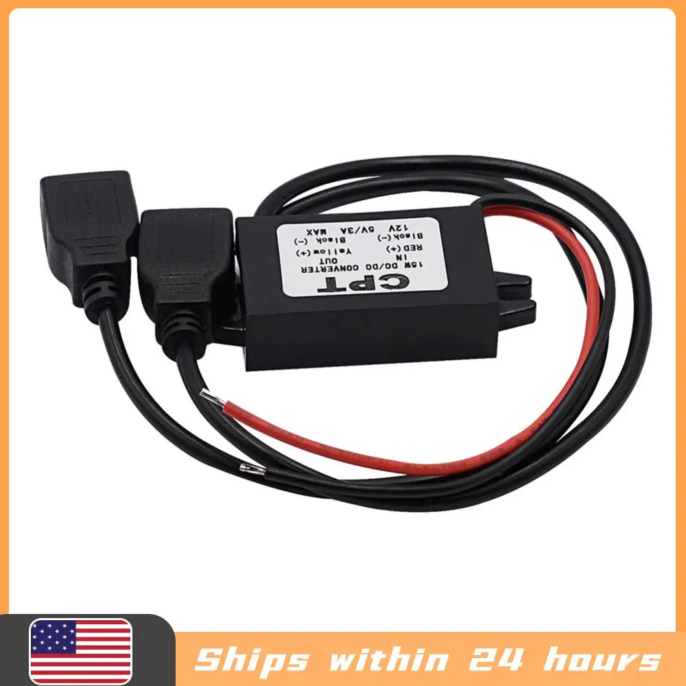 

Преобразователь напряжения DC-DC 3A 12В в 5В, модуль понижающего преобразователя, адаптер питания с низким энергопотреблением