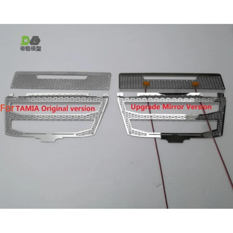 

Металлическая накладка на воздухозаборник с подсветкой для радиоуправляемых моделей грузовиков Tamiya 1/14, прицепов, самосвалов Volvo F16 56360, детали для самостоятельной модернизации, аксессуары