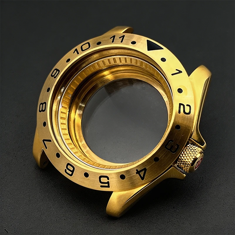 

Gold SKX007 Watch Cases 3 Oclock Crown Gold Silver Black Bezel Fits Seiko Mod SKX009 SRPD NH34 NH36 NH35 Case Repair Parts Case