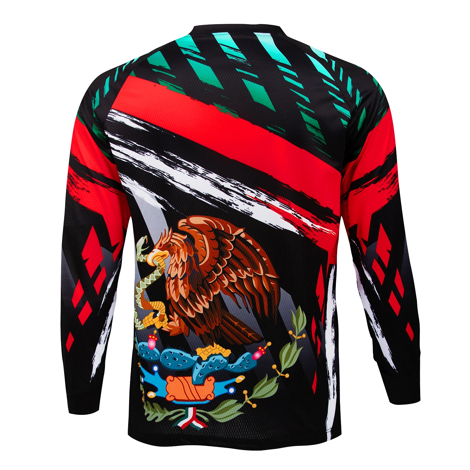 2025 New MEXICO Downhill Jersey Men\'s Outdoor Sweat shirt Mountain Bike Long Sleeve Riding Off-Road Motorcycle Quick Dry Jersey