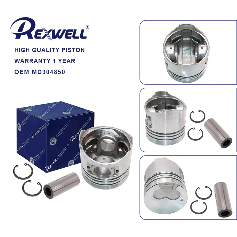91.1Mm Standard Piston Kit (with Pin Shaft) for Mitsubishi Pajero Sport Triton L200 4D56/4D56T 2.5L Ga so line Diesel Engine OEM