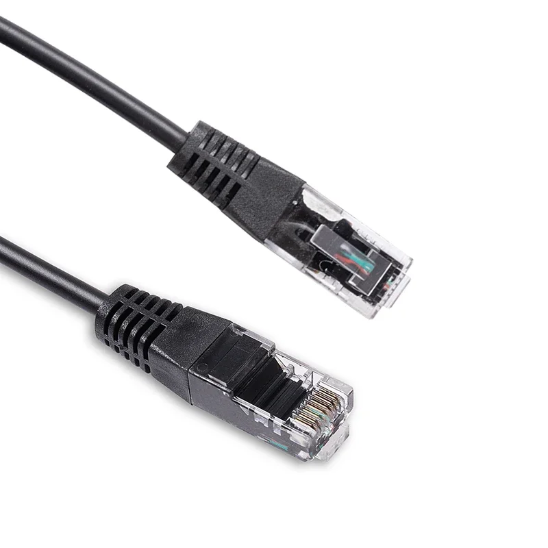 Inverter RS485 kabel RJ45 ke RJ45 untuk komunikasi BMS menghubungkan baterai septos ke Inverter Voltronic