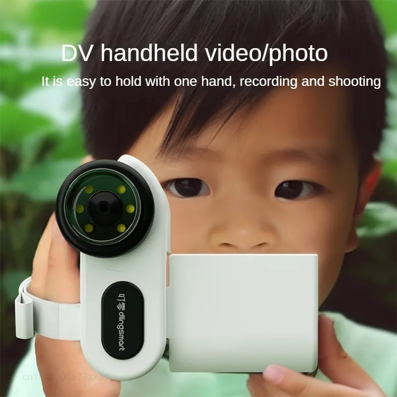 Xiaomi dlingsmart กล้องจุลทรรศน์แบบพกพา, ไมโครสโคปแบบอัจฉริยะพกพาหน้าจอ LCD 1000X เด็กกล้องจุลทรรศน์วิทยาศาสตร์ไฟฟ้ากลางแจ้ง