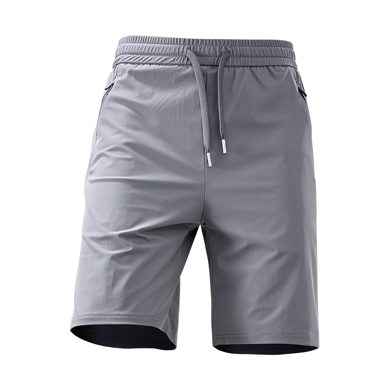 Quick Dry Training Shorts Man Fitness Drawstring Sports Gym Shorts Men Summer Lightweight Workout Plus Size Running Shorts
