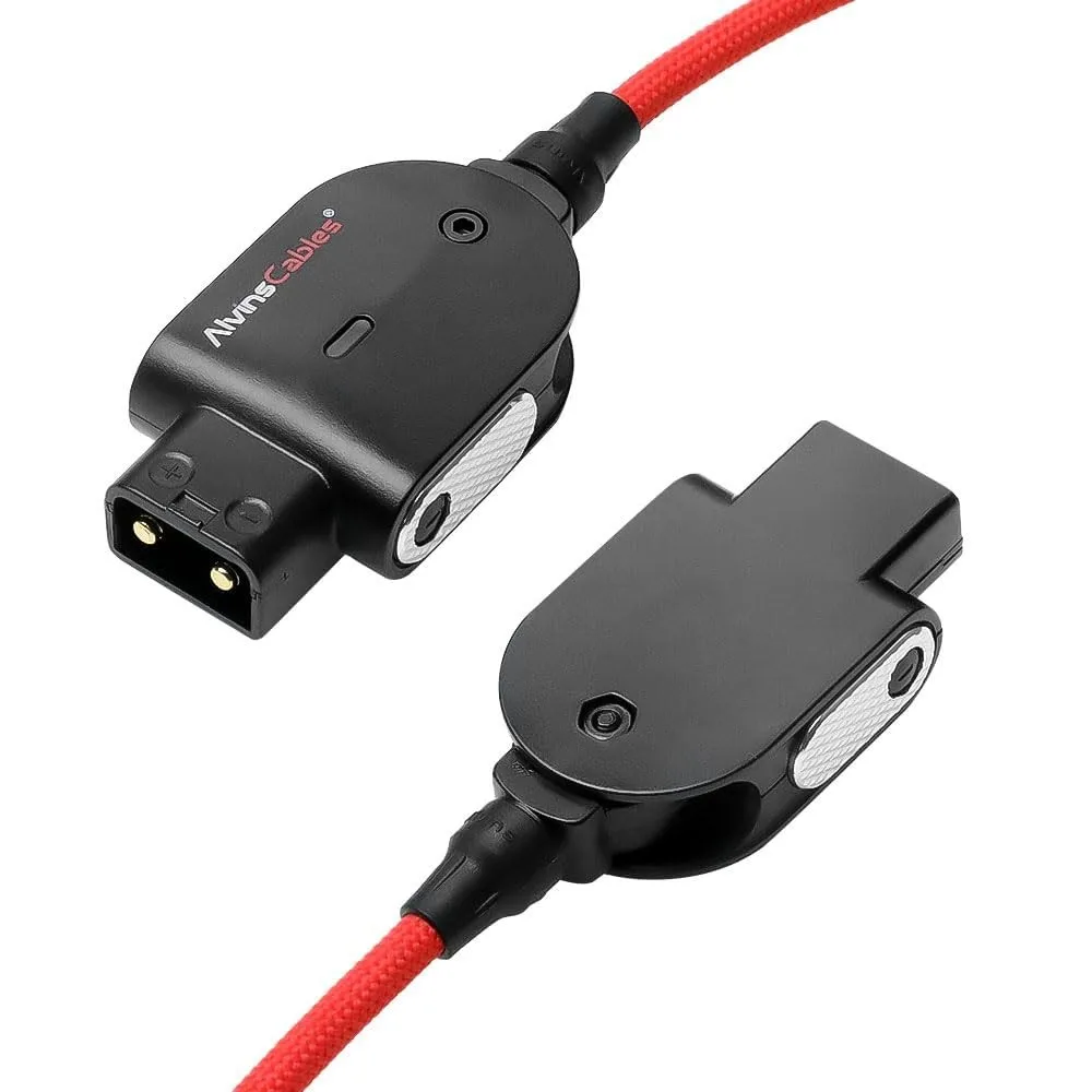 Right Angle D Tap to 2.1mm DC Ultra Flexible 2ft Power Cable