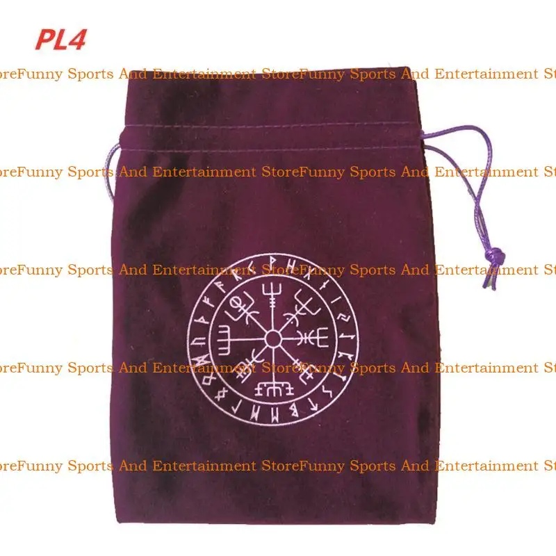 C4DE 보드 BAME 카드 룬 플래넬 타로 아스트로 라브 제단 타로 게임 벨벳 저장 가방