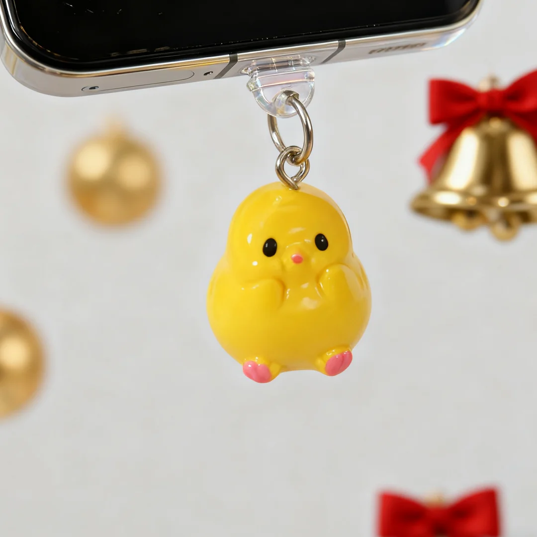 

1 Piece of Cute Little Yellow Chicken Dust Plug, Designed with a Cute Pet Theme, Cute Style Phone Dust Plug, Keeping Your Phone Surrounded by Cuteness and Good Luck at All Times