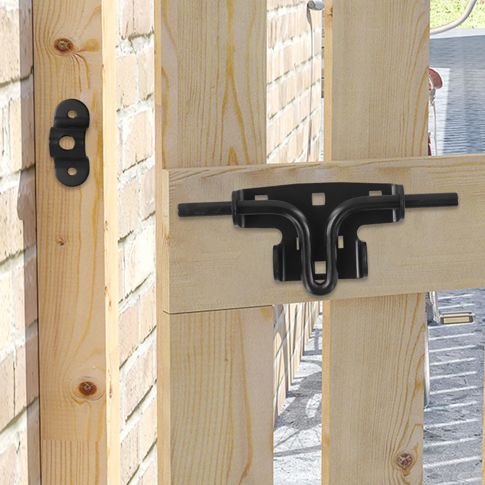 Hardware As Shown In The Picture Sliding Bolt Door Locks Easy Installation Lock House Door Lock Garden Privacy