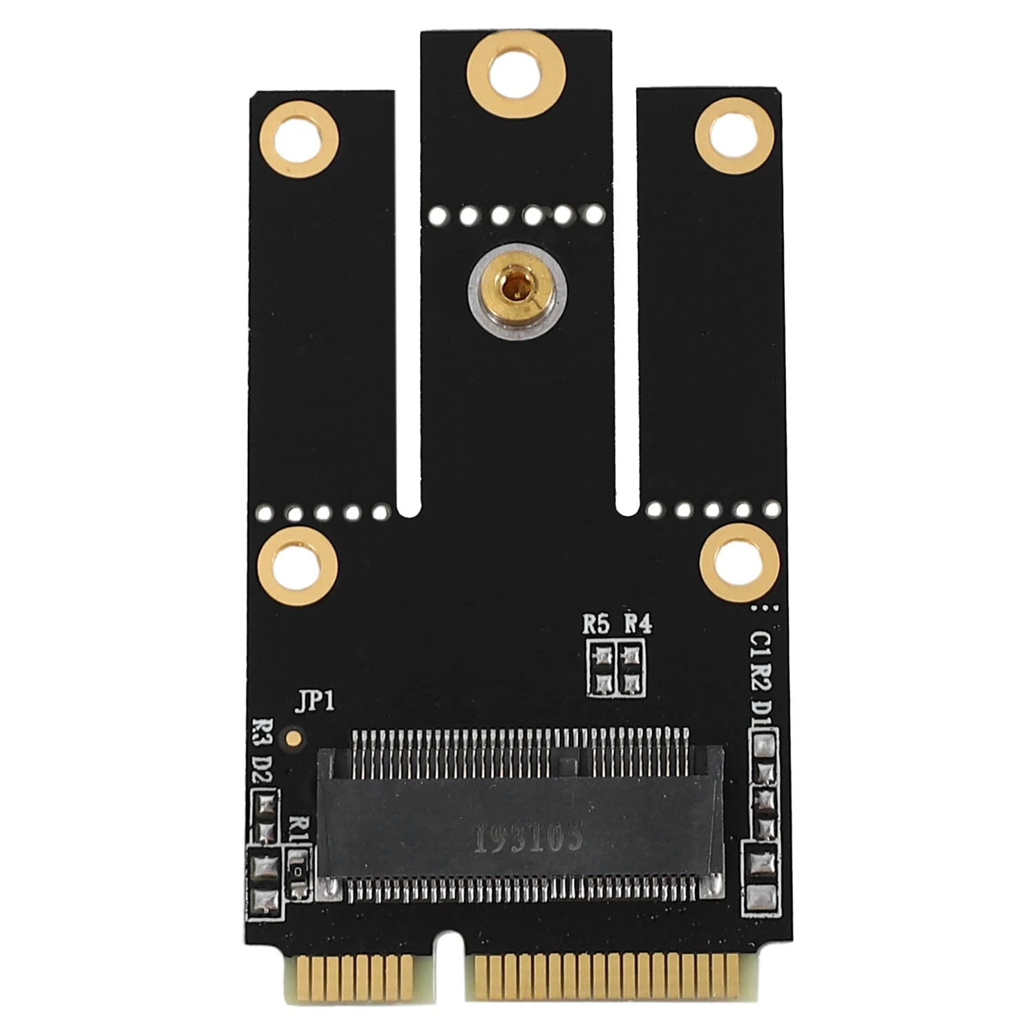 Nowy M.2 NGFF do Mini pci-e (PCIe + USB) Adapter do M.2 Wifi Bluetooth bezprzewodowa karta Wlan Intel AX200 9260 8265 8260 do laptopa