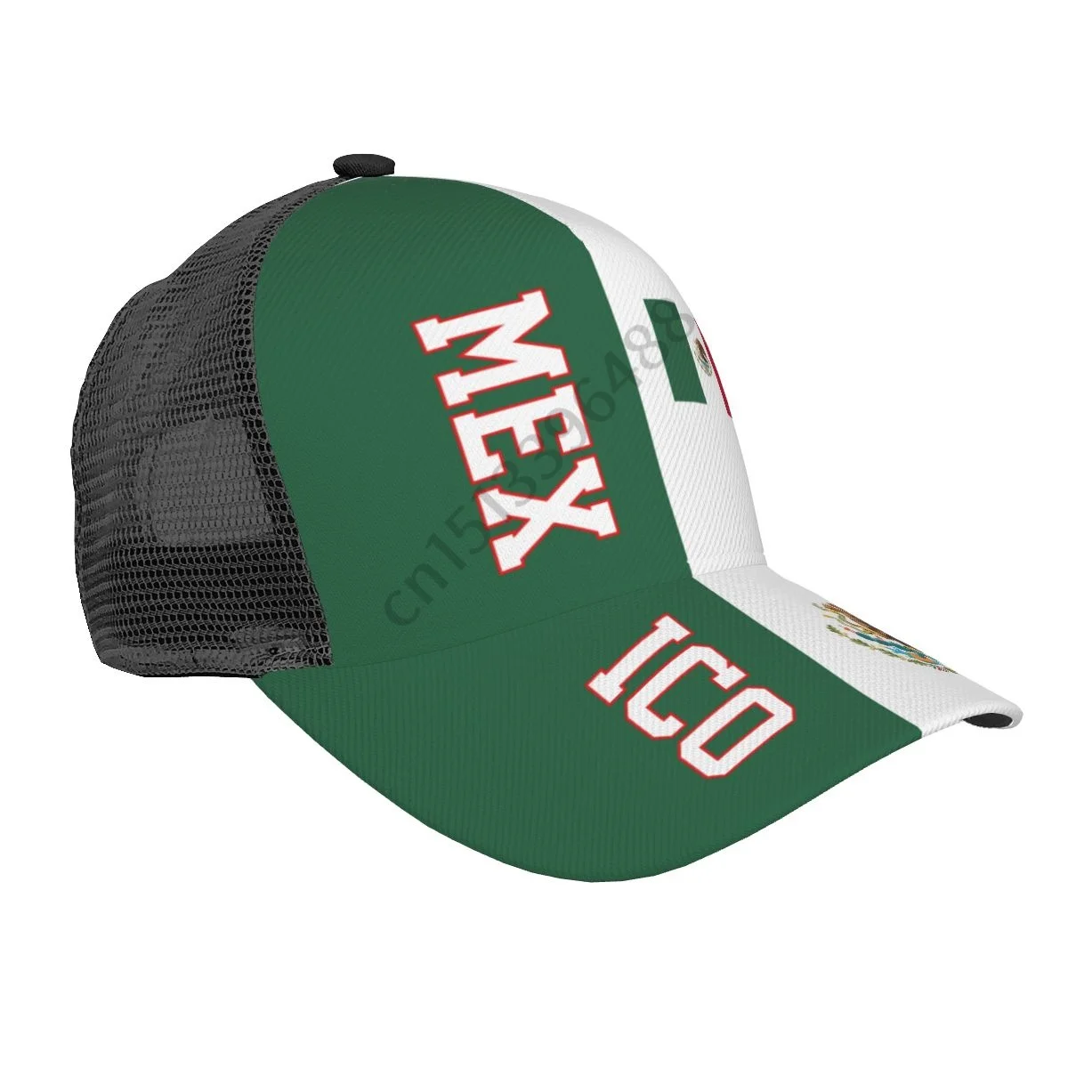 Mexico Soccer Country Flag Summer Sun Baseball Cap Breathable Adjustable Men Women Outdoor Fishing Hat