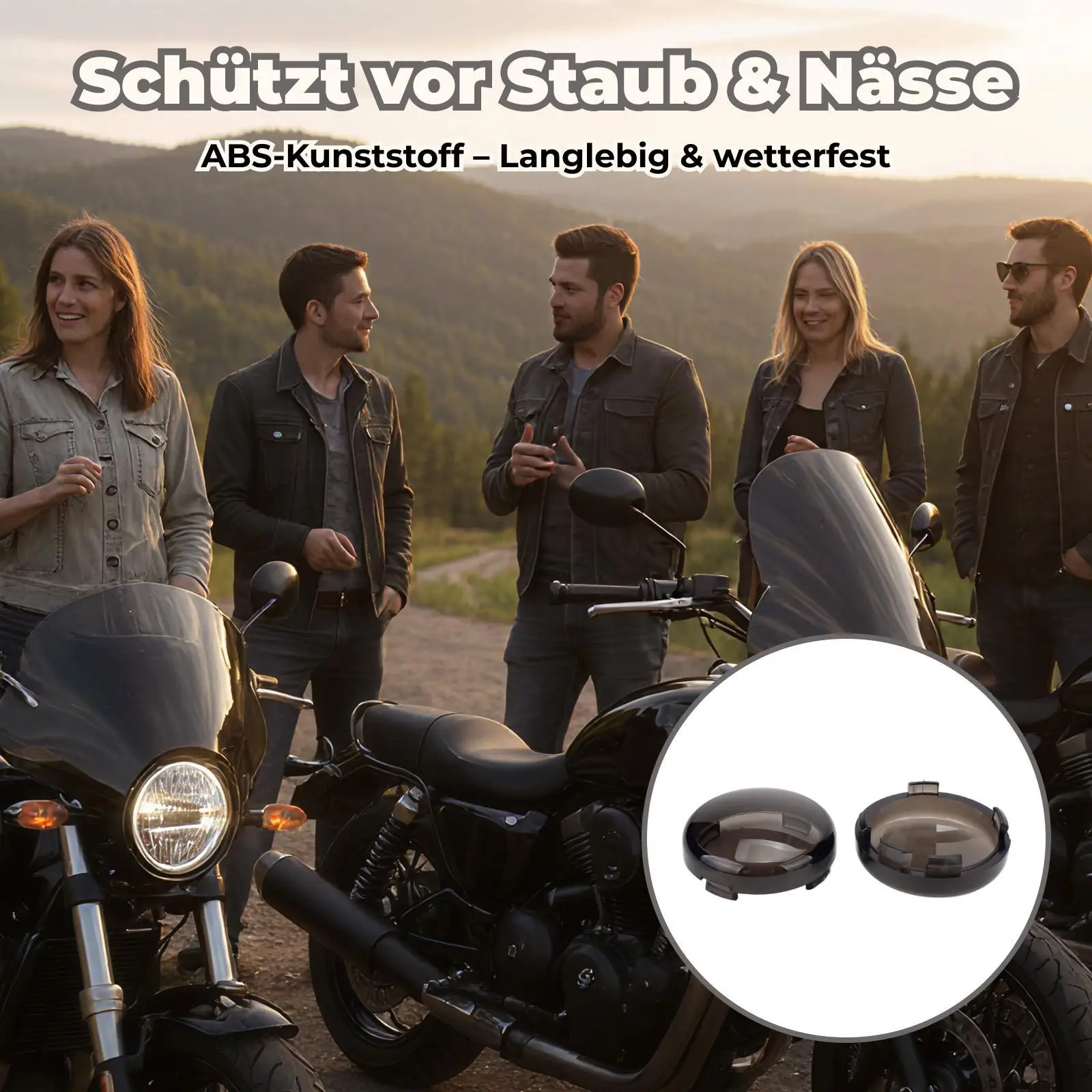 

Motorcycle Parts Light Cover XL883C Glides Wastuo Profile Len Cover Len for Motorcycle