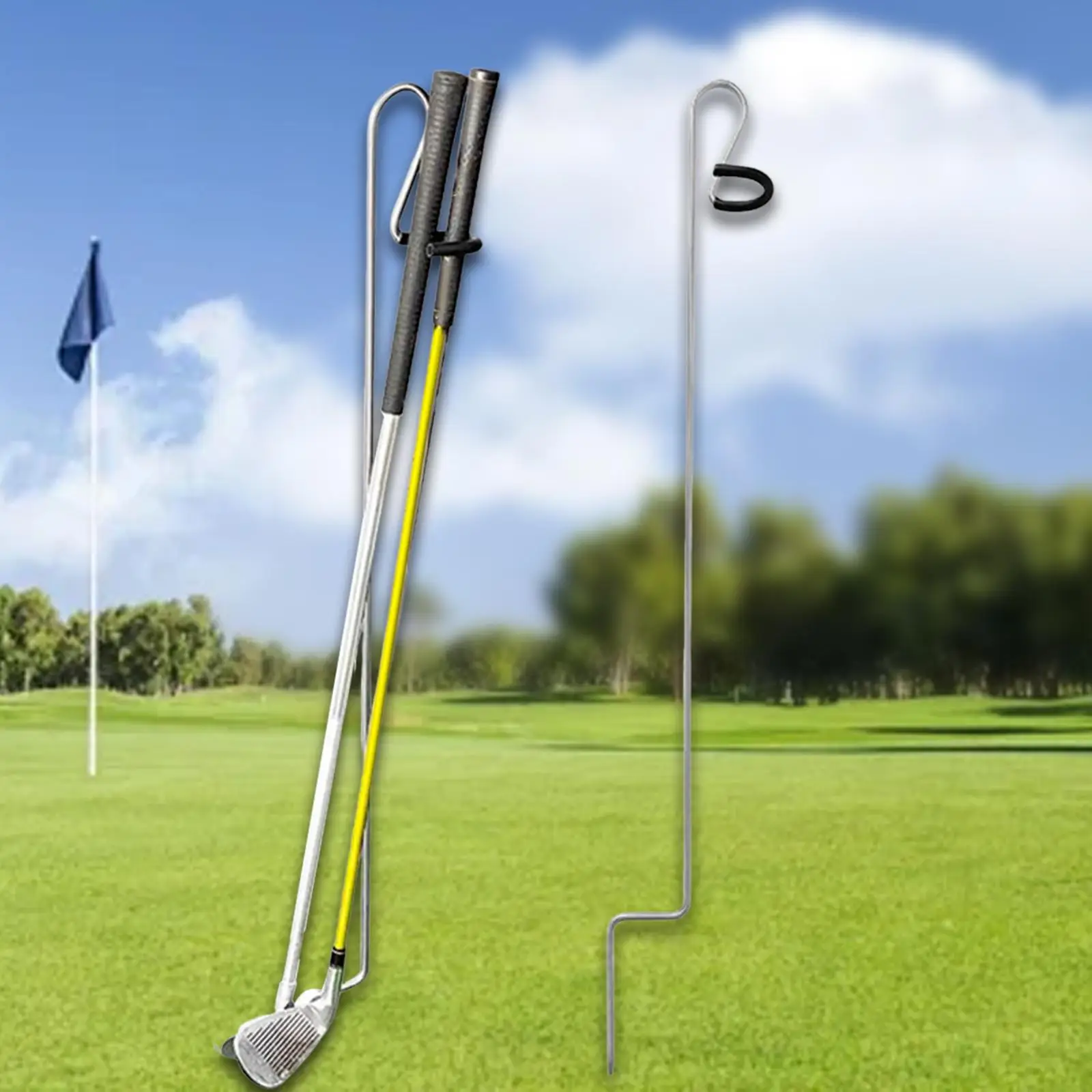 

Golf Club Stand Portable Upright Putter Holder Removable Golf Club Holder