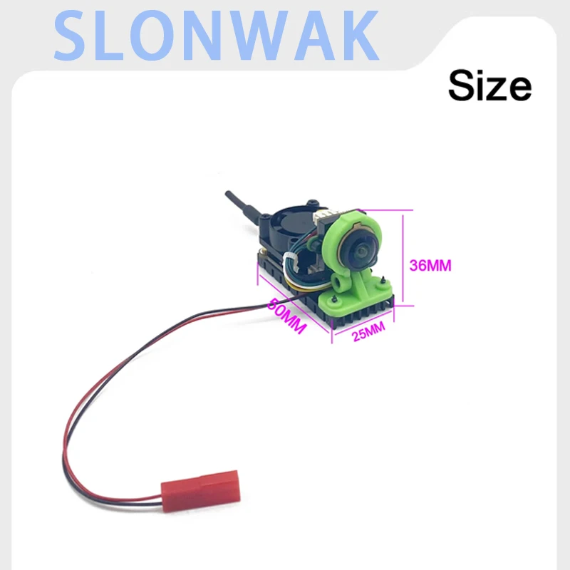 SLONWAKE 5.8G 100/200/400/1000mW adjustable VTX transmitter and CMOS 1000TVL Starlight microphone fpv camera use for RC drone