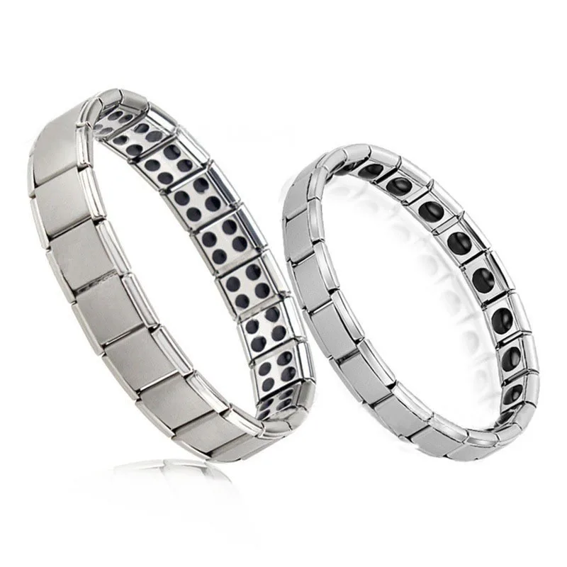 Ornament Stainless Steel Bracelet Functional Bracelet Stainless Steel Elastic Anti-Static Bracelet